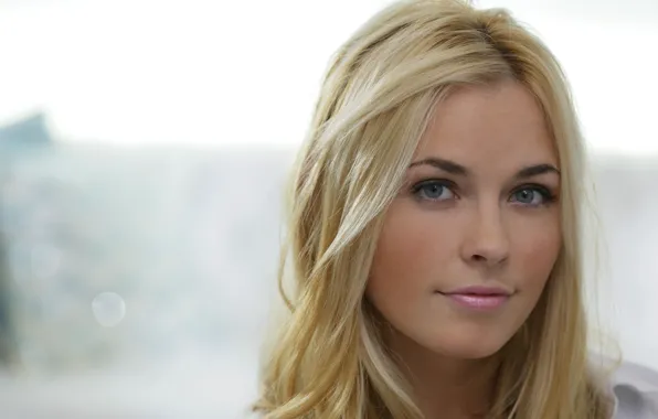 Model, Blonde, Portrait, Blue Eyes, Close Up, Bailey Rayne