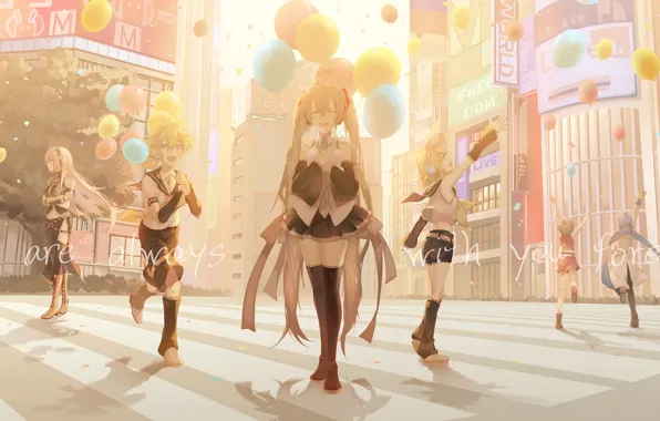 Шарики, Vocaloid, Вокалоид, персонажи, Хатсуне Мику