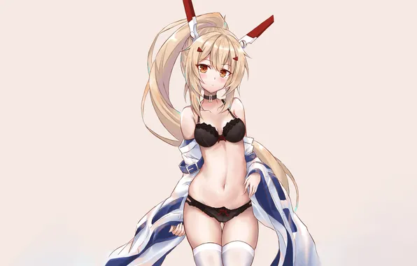 Girl, sexy, lingerie, pantsu, bra, cleavage, panties, thighhighs