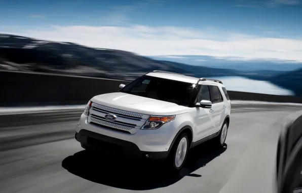 Ford, jeep, explorer, pejzazh