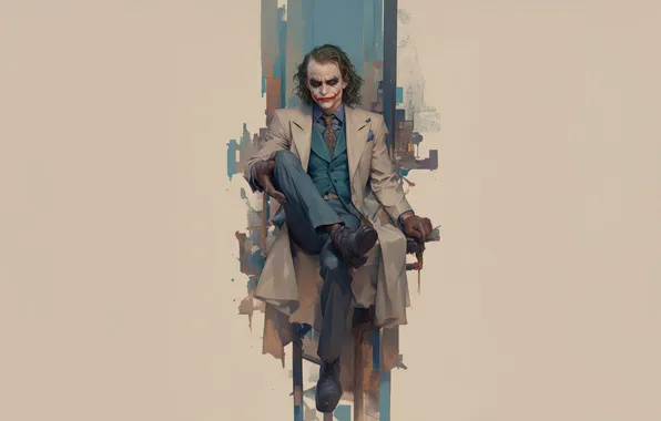 Joker, suited, booted