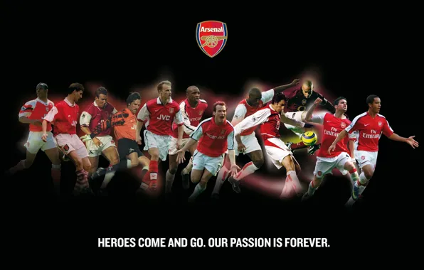 Картинка надпись, логотип, эмблема, Арсенал, игроки, Arsenal, Football Club, The Gunners