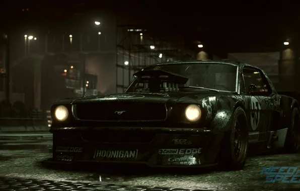 Картинка Mustang, Ford, Need for Speed, 1965, RTR, Ken Block, Game, 2015