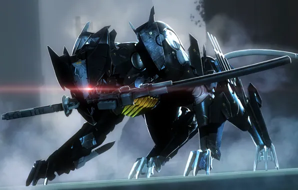 Картинка sword, DLC, Blade Wolf, LQ-84i, Maverick, Metal Gear Rising:Revengeance, Armor Breaker