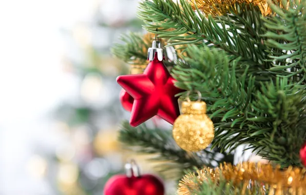 Украшения, шары, елка, Новый Год, Рождество, Christmas, balls, New Year