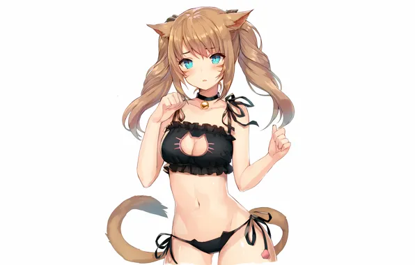 Girl, sexy, lingerie, Final Fantasy, pantsu, bra, cleavage, panties