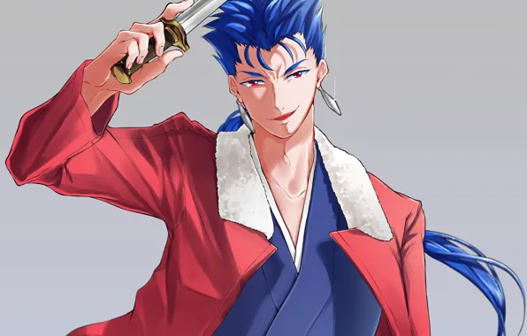 Lancer, Fate/stay night, Fate/Grand Order, Ryougi Shiki Cosplay