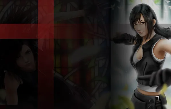 Final Fantasy 7, ff7, Tifa, Lokhart, Локхарт, Тифа