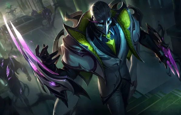 Тени, Убийца, Assassin, League of Legends, Ninja, Shadows, LOL, Лига Легенд