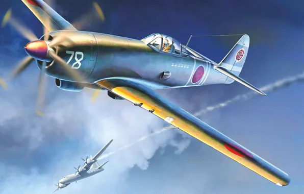 Япония, истребитель-перехватчик, Auletta, высотный истребитель, Tachikawa Ki-94