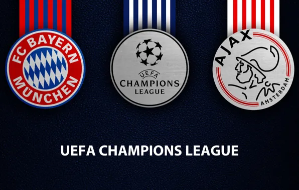 Wallpaper, sport, logo, football, UEFA Champions League, Ajax, Bayern Munich, Bayern Munich vs Ajax