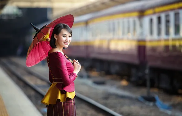 Model, cute, person, thai