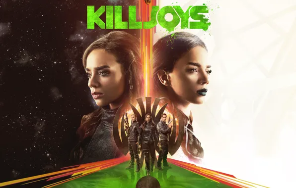 Aaron Ashmore, Killjoys, Luke Macfarlane, Syfy, Hannah John-Kamen