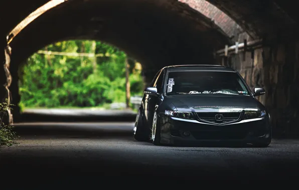 Перед, Honda, Accord, тунель