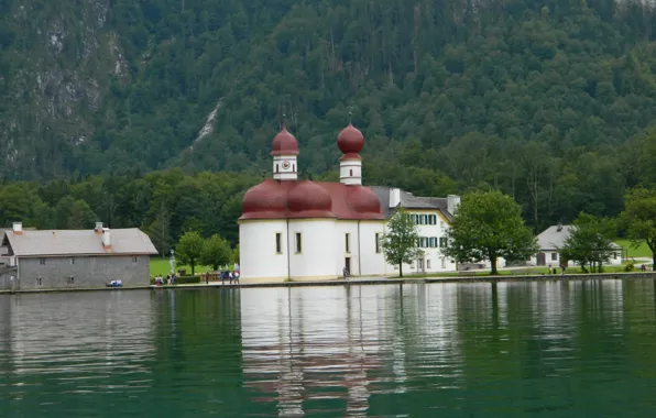 Berg, König See, Landschafte, See, Sankt Bartelemäus