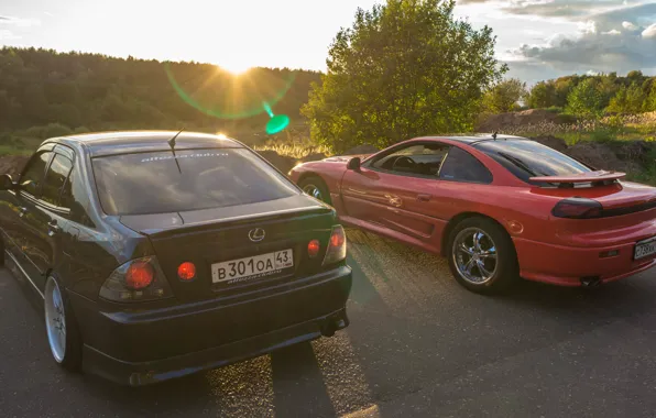 Car, lexus, summer, dodge, sun, is2000