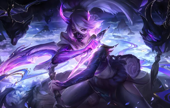 Game, character, персонаж, Akali, League of Legends, LOL, Лига Легенд, ЛОЛ