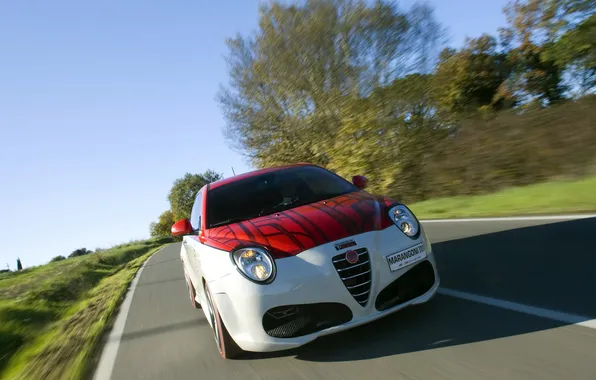 Картинка дорога, скорость, Alfa Romeo, MiTo, Marangoni, M430