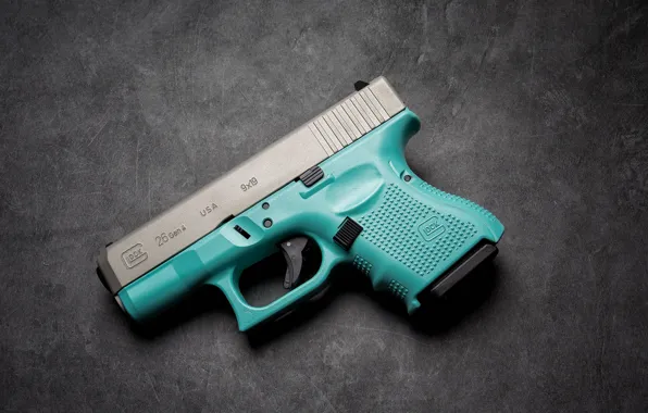 Пистолет, самозарядный, glock 26