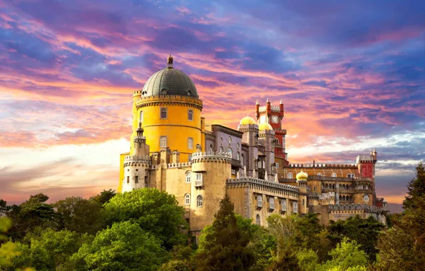 Картинка castle, Portugal, Pena Palace, Sintra