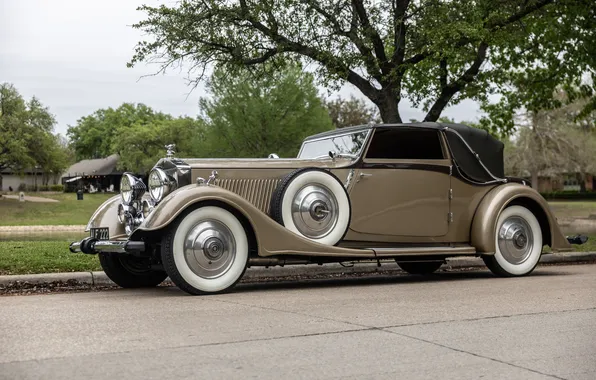 Continental, Rolls-Royce, Phantom II, ретро автомобили, 1933, Drophead Coupe, retro cars, by Thrupp & Maberly