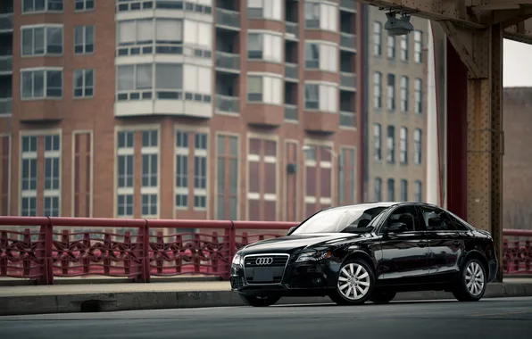 Машина, город, автомобиль, Audi A4 Premium Plus