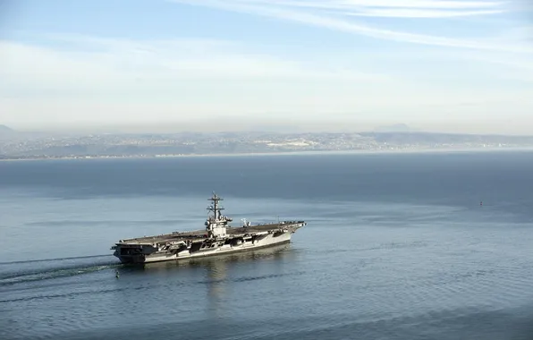 Картинка оружие, корабль, The aircraft carrier USS Carl Vinson