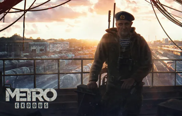 Art, Metro, 4A Games, Exodus, Metro: Exodus, Мельник