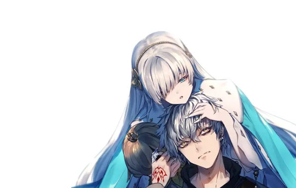 Девушка, злость, парень, двое, Fate / Grand Order, Судьба великая кампания