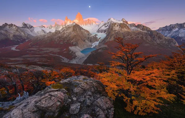 Осень, горы, Анды