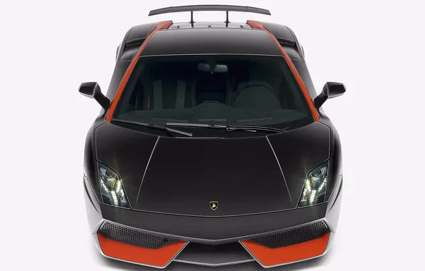 Картинка тюнинг, Lamborghini, спойлер, вид спереди, ламборгини, галлардо, Edizione Tecnica, Gallardo LP560-4