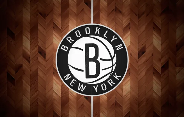 Картинка Спорт, Лого, Баскетбол, NBA, Brooklyn Nets, Бруклин Нетс
