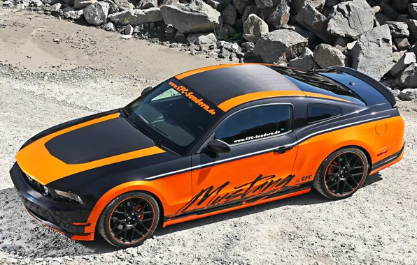 Ford, Orange, Carbon, Tuning, Mustang GT