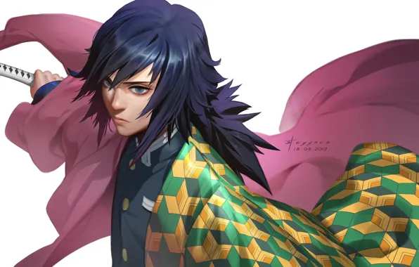 Парень, Арт, Demon Slayer Kimetsu no Yaiba, Убийца демонов