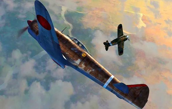 Палубный истребитель, F2A Buffalo, Ki-44, Brewster, IJAAF
