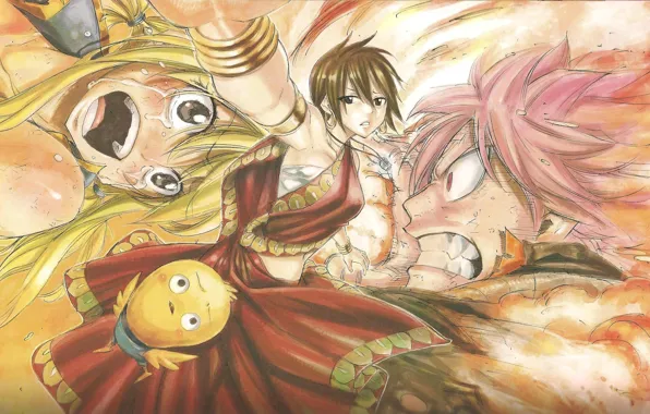 ХвостФей, FairyTail, Natsu, ФэйриТэил, Натцу