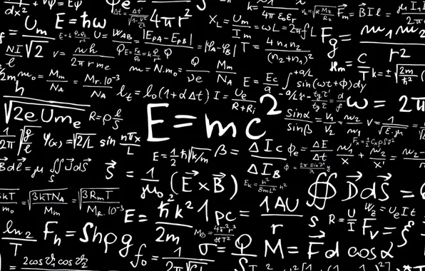 Картинка chalk, blackboard, formulas, Mindscape, Mathematical