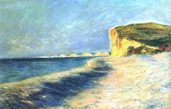 Картинка картина, морской пейзаж, Клод Моне, Пурвиль. Близ Дьеппа