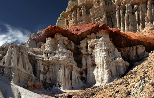 Картинка скалы, Калифорния, США, Ред Рок Каньон