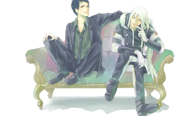 Диван, аниме, арт, парни, персонажи, Katekyo Hitman Reborn!