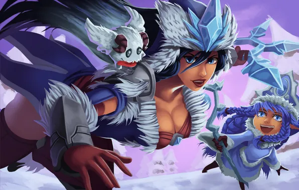 Картинка snow, League of Legends, Sivir, the Battle Mistress