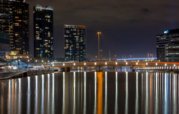 Melbourne, Yarra River, Australia, Reflections