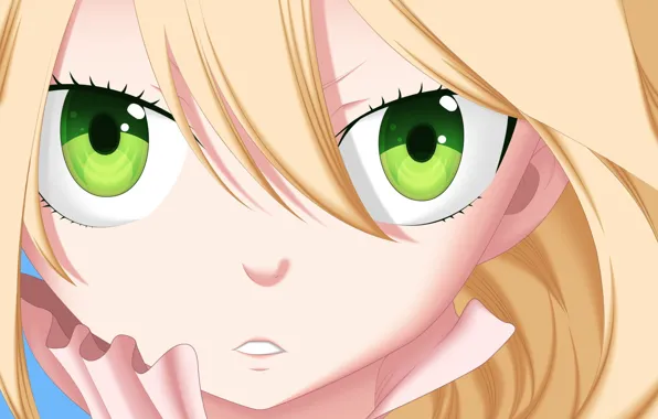 Kawaii, game, magic, green eyes, anime, fairy, beautiful, pretty