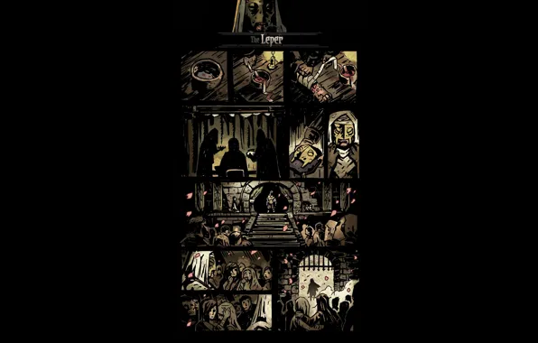 Hero, comic, darkest dungeon, leper