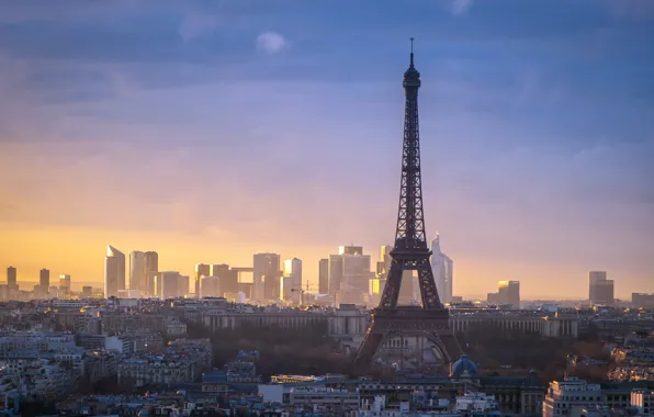 Город, Париж, башня