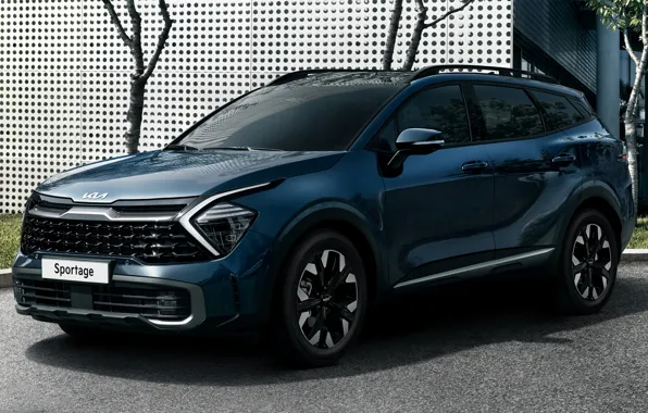 Картинка KIA, crossover, кроссовер, экстерьер, exterior, 2021, Kia Sportage X-Line