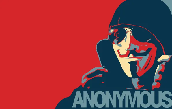 Стиль, очки, аноним, anonymous, копюшон, анонимус