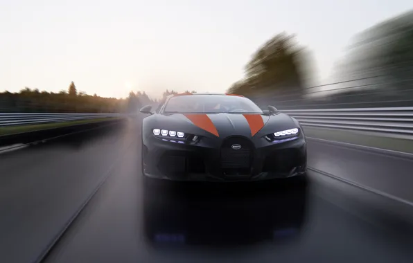 Картинка Bugatti, road, speed, Chiron Super Sport