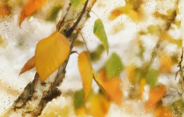 Картинка осень, листья, текстура