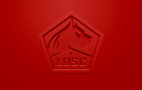 Wallpaper, sport, logo, football, Ligue 1, Lille OSC